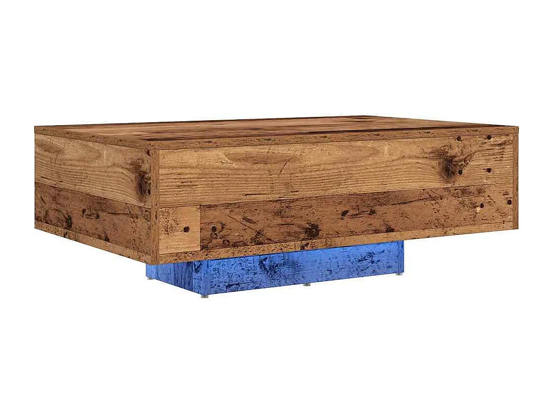 Couchtisch-Wohnzimmertisch-Beistelltische Altholz 85x55x31 cm Holzwerkstoff SHL37062