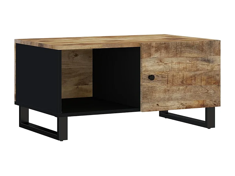 Table basse salon-Table d'appoint 80x50x40 cm Bois de manguier solide et d'ingénierie SHL89268
