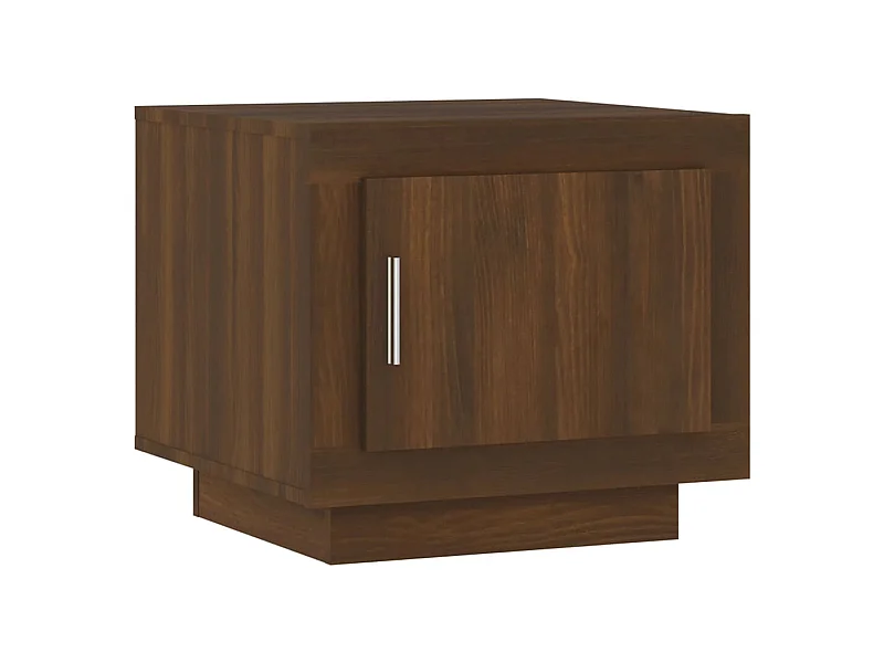 Mesa de centro | Mesa auxiliar madera contrachapada negro 50x50x40 cm SHL3190