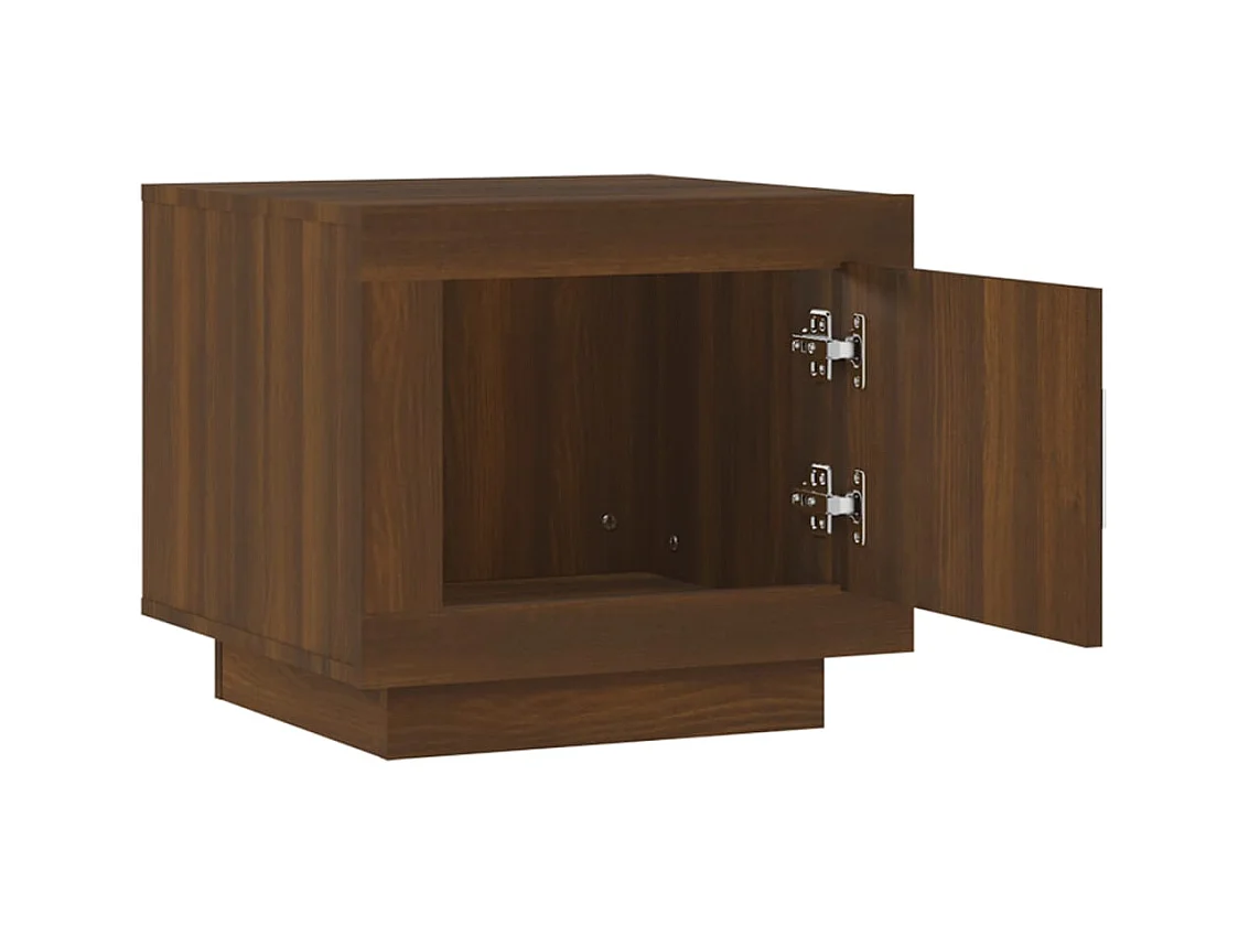 Mesa de centro | Mesa auxiliar madera contrachapada negro 50x50x40 cm SHL3190