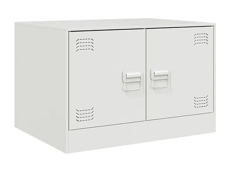 Salontafel | Woonkamertafel | Koffietafel 67x50x44 cm staal wit