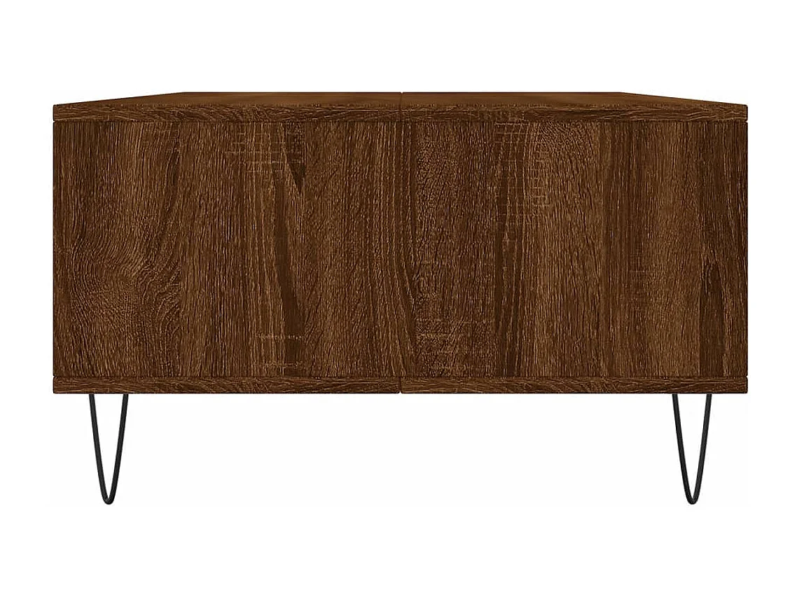 Table basse salon-Table d'appoint chêne marron 104x60x35 cm bois d'ingénierie SHL22243