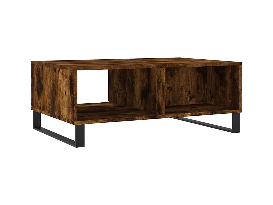 Mesa de centro | Mesa auxiliar madera de ingeniería gris Sonoma 99x50x50 cm SHL220