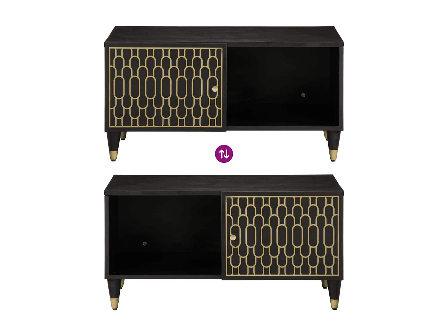 Mesa de centro | Mesa auxiliar con luces LED blanco 100x100x31 cm SHL2731