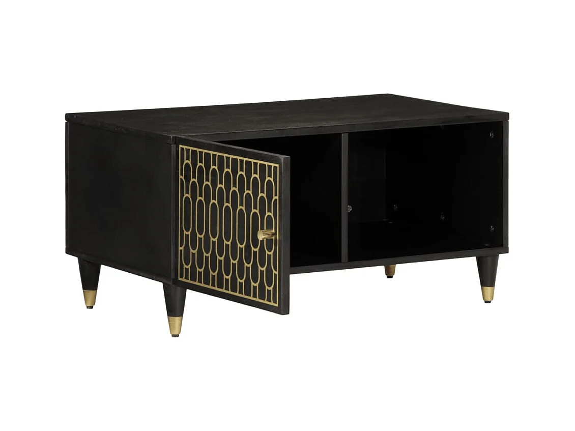 Table basse salon-Table d'appoint 80x50x40 cm bois de manguier massif SHL22882