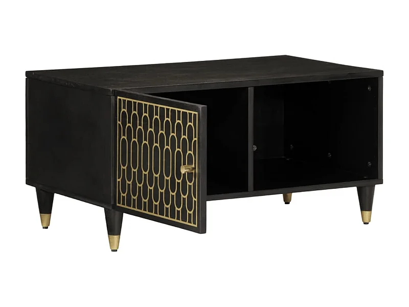 Couchtisch-Sofatisch-Beistelltische 80x50x40 cm Massivholz Mango SHL99803