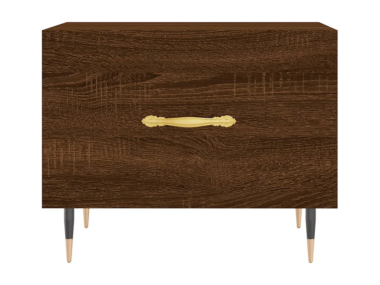 Tables basses salon-Tables d'appoint 2 pcs chêne marron 50x50x40 cm bois d'ingénierie SHL74783