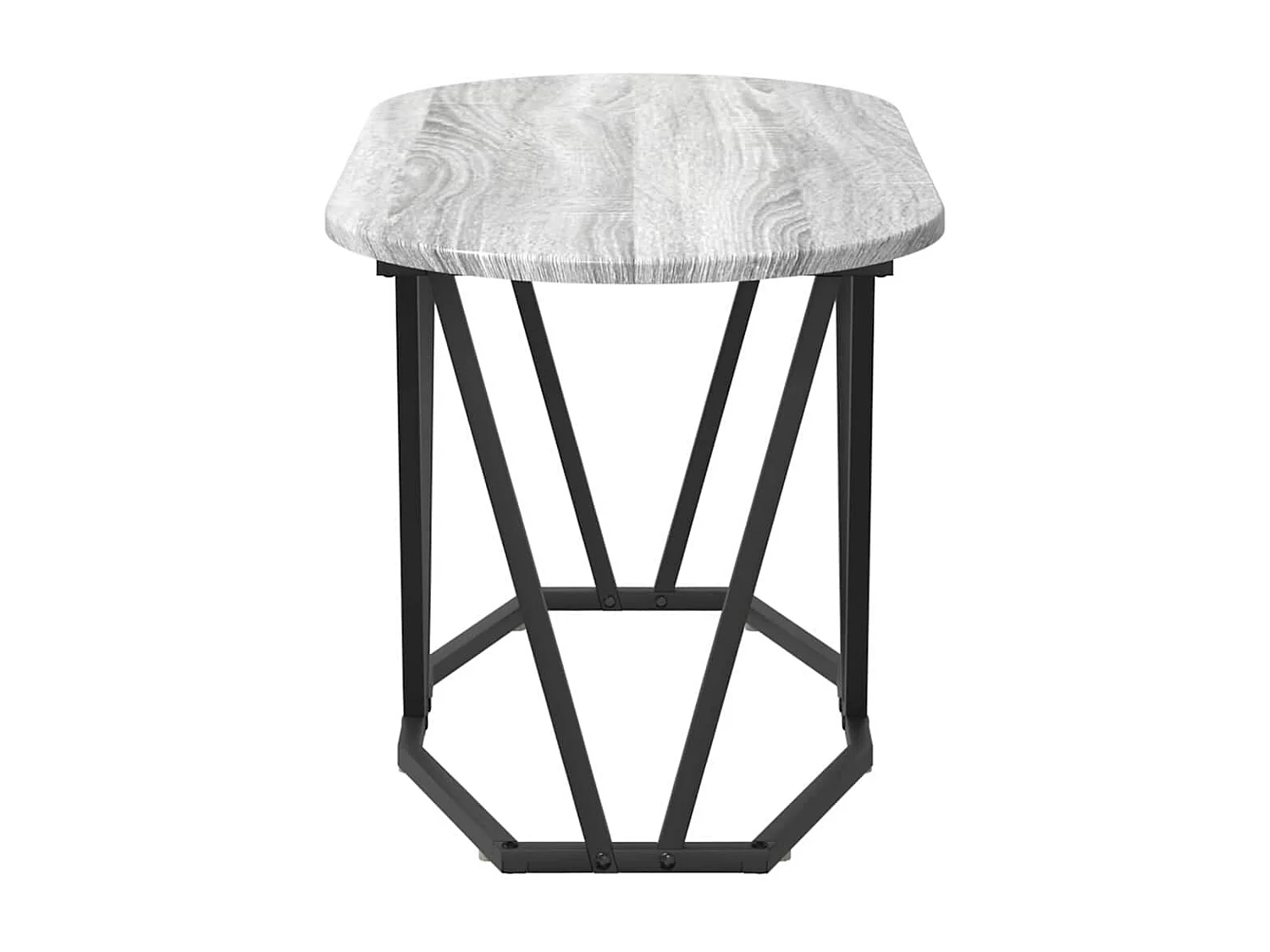 Mesa de centro | Mesa de apoio Cinzeto 80x40x40.5 cm