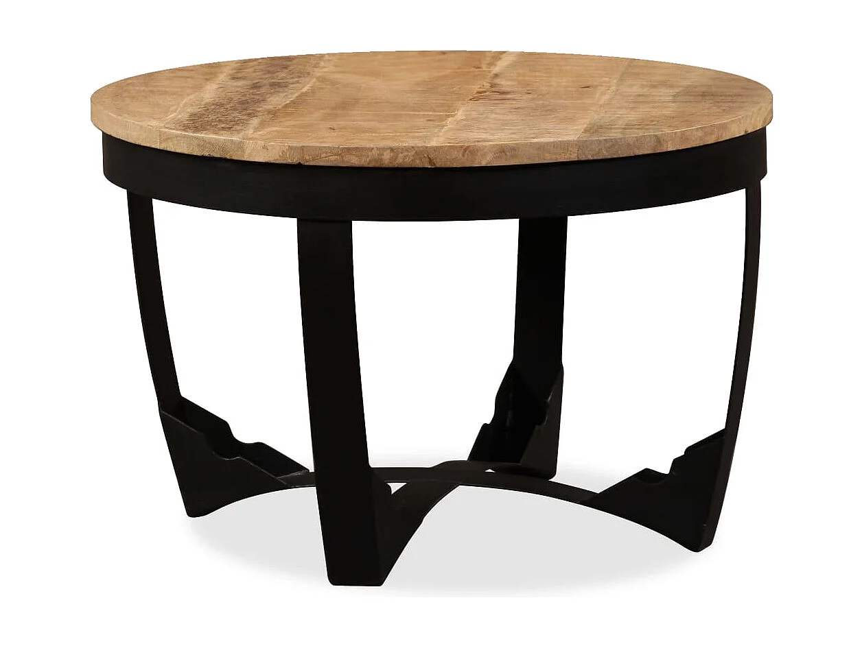 Couchtisch-Beistelltisch-Sofatisch Raues Massivholz Mango 60x40 cm SHL79026