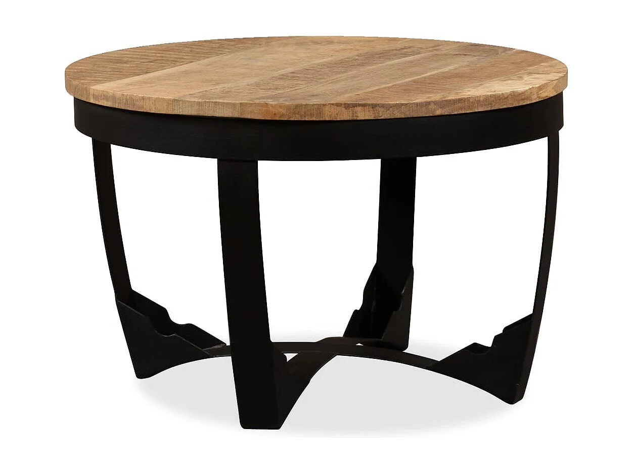 Couchtisch-Beistelltisch-Sofatisch Raues Massivholz Mango 60x40 cm SHL79026