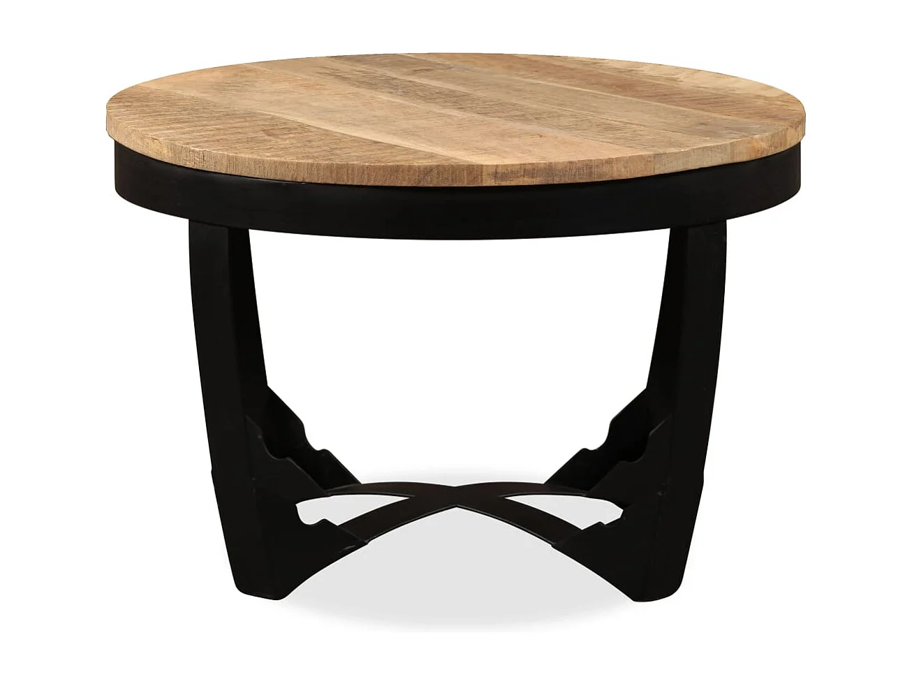 Couchtisch-Beistelltisch-Sofatisch Raues Massivholz Mango 60x40 cm SHL79026