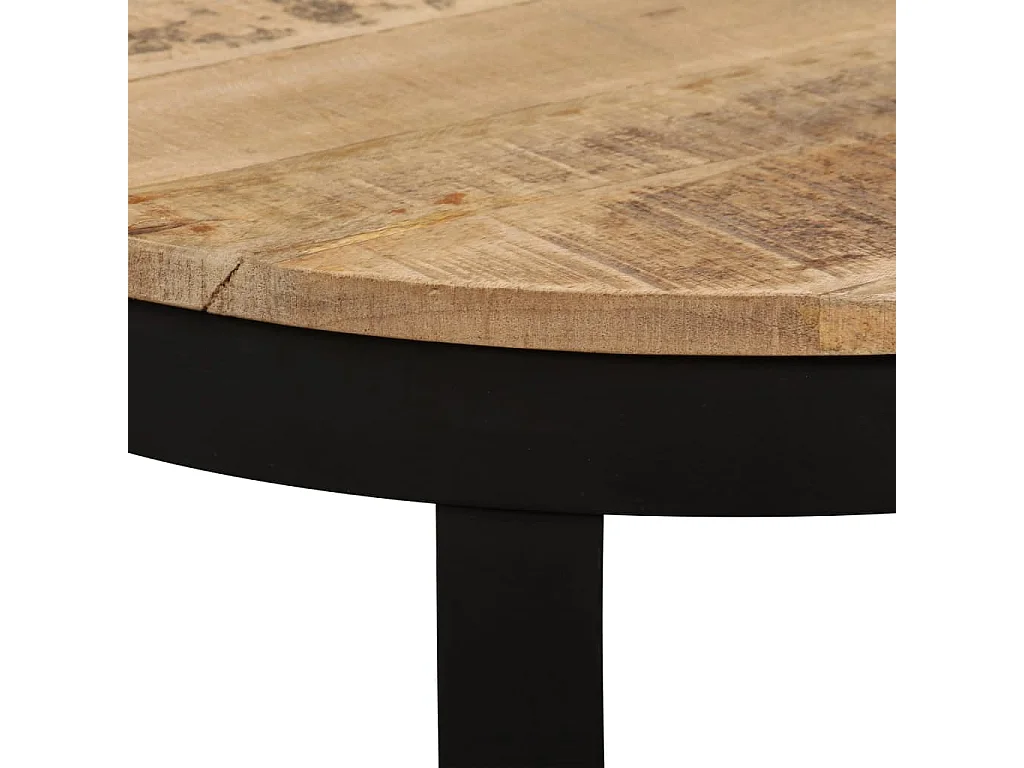 Couchtisch-Beistelltisch-Sofatisch Raues Massivholz Mango 60x40 cm SHL79026