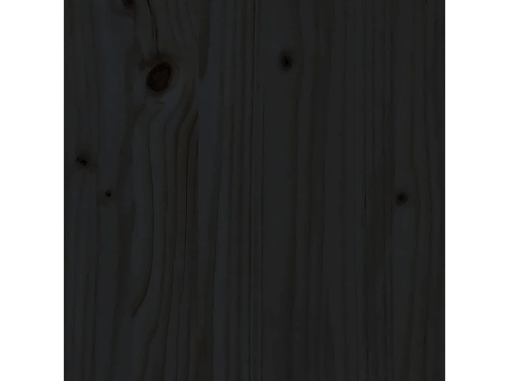 Table basse salon-Table d'appoint Noir Ø 40x60 cm Bois massif de pin SHL30248