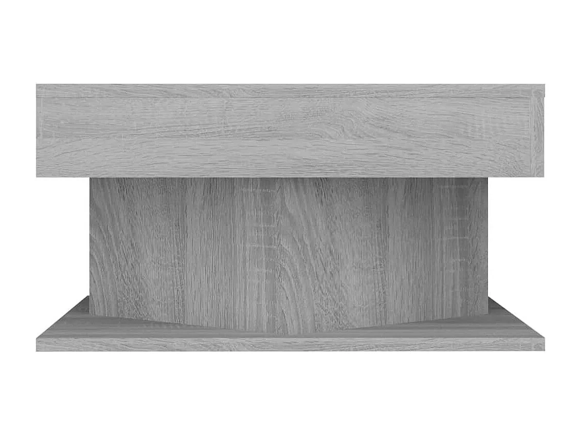 Mesa de centro | Mesa auxiliar madera contrachapada gris Sonoma 90x50x36,5 cm SHL586712
