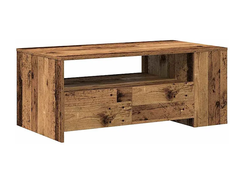 Couchtisch-Wohnzimmertisch-Beistelltische Altholz 102x55x43,5 cm Holzwerkstoff SHL39768