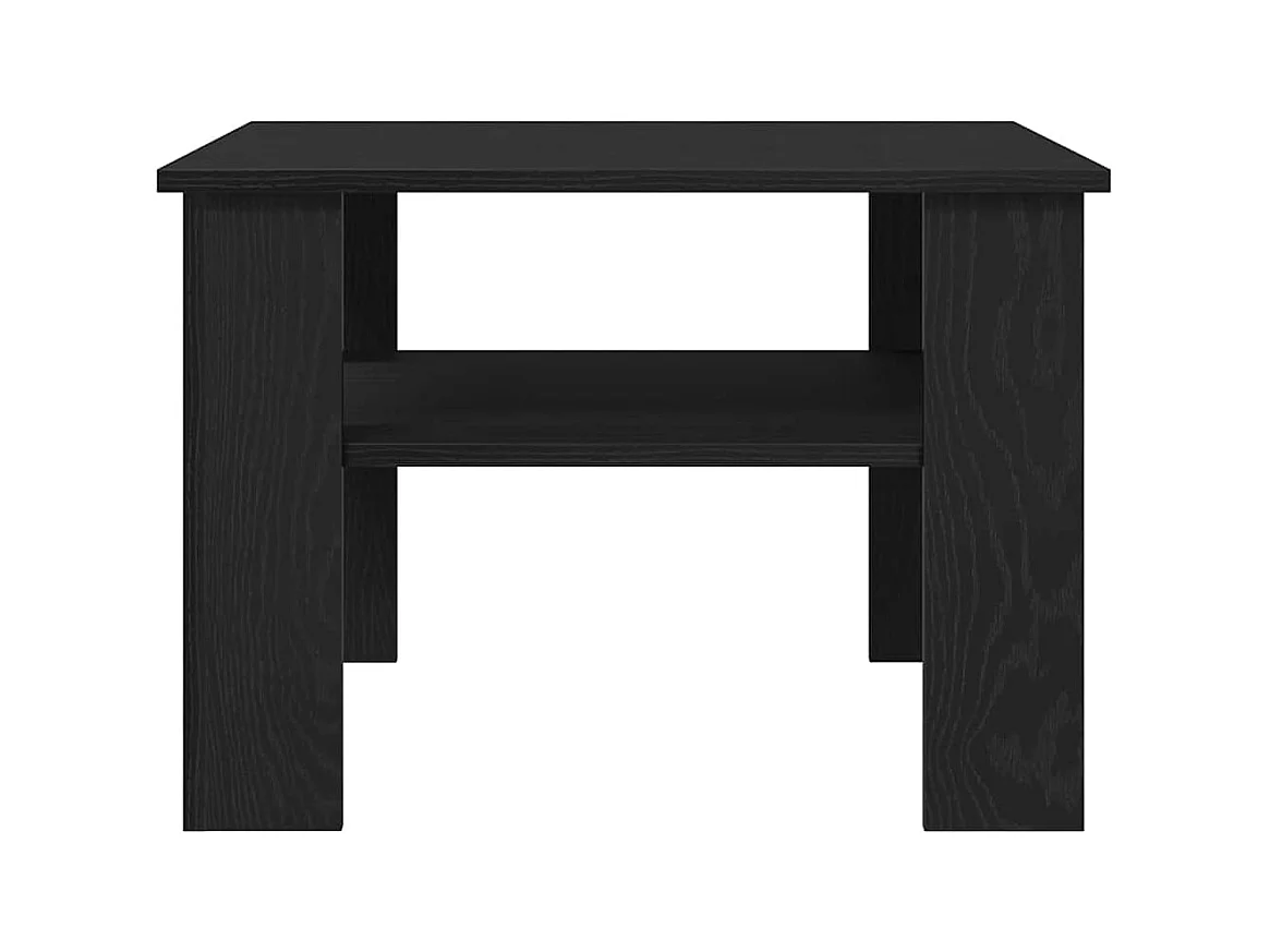 Mesa de centro | Mesa de apoio Carvalho preto 60x60x42 cm