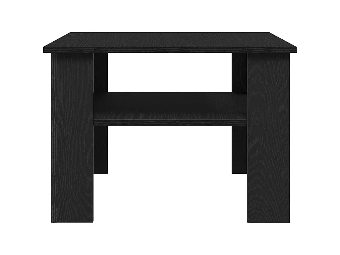 Mesa de centro | Mesa de apoio Carvalho preto 60x60x42 cm