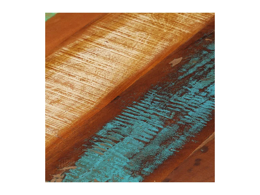 Mesa de centro | Mesa auxiliar salon de madera contrachapada blanca 55x36x59,5 cm SHL4341