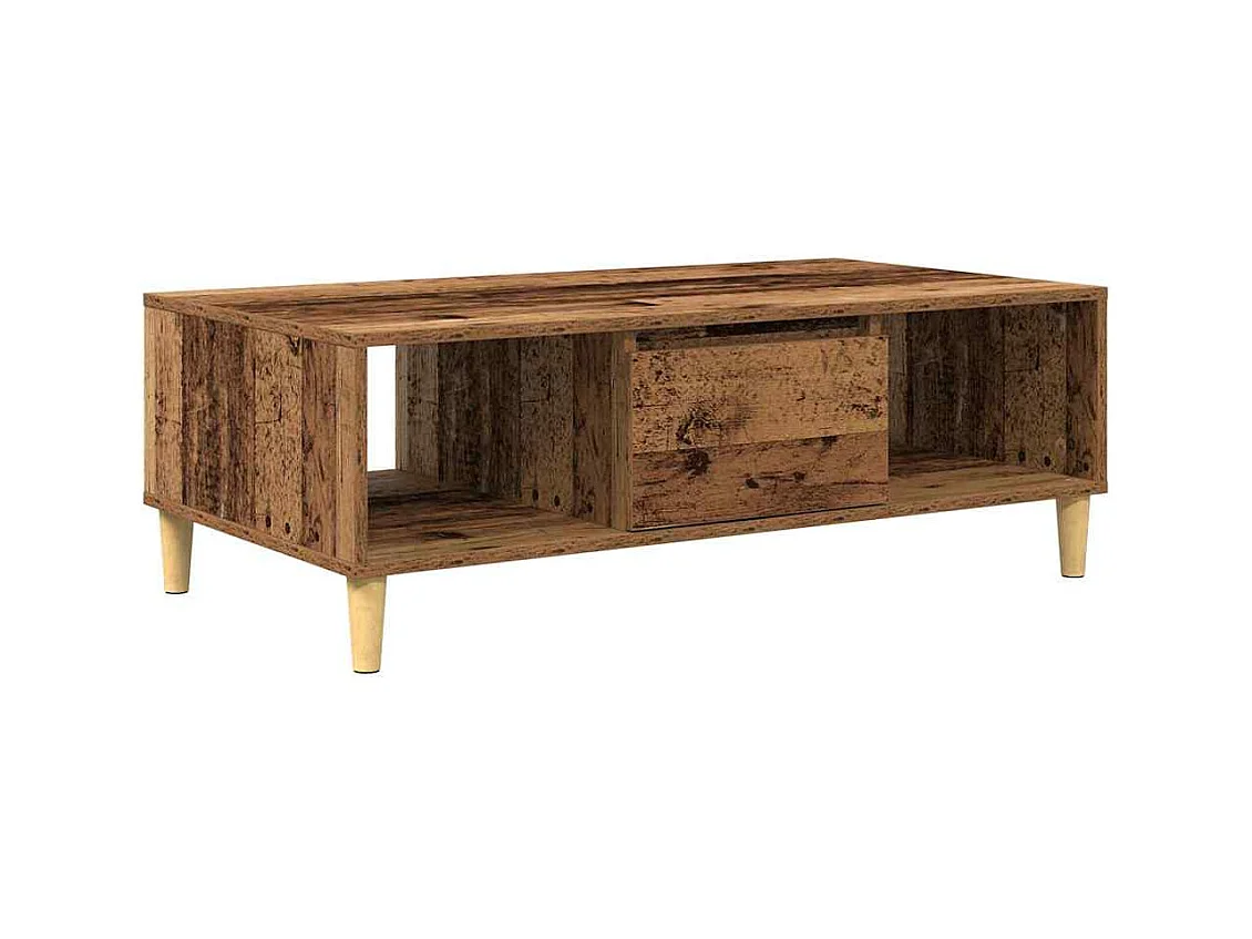 Table basse salon-Table d'appoint Bois ancien 103,5x60x35 cm Bois d'ingénierie SHL10034