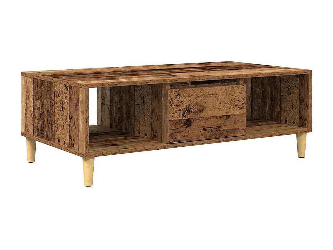Salontafel | Koffietafel Oud hout 103.5 x 60 x 35 cm Bewerkt hout