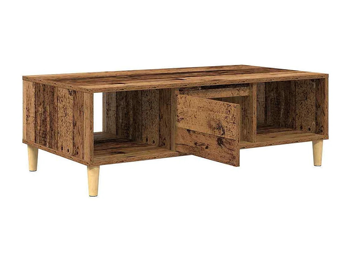 Salontafel | Koffietafel Oud hout 103.5 x 60 x 35 cm Bewerkt hout