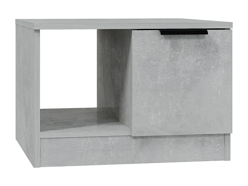 Couchtisch-Sofatisch-Beistelltische Betongrau 50x50x36 cm Holzwerkstoff SHL42889