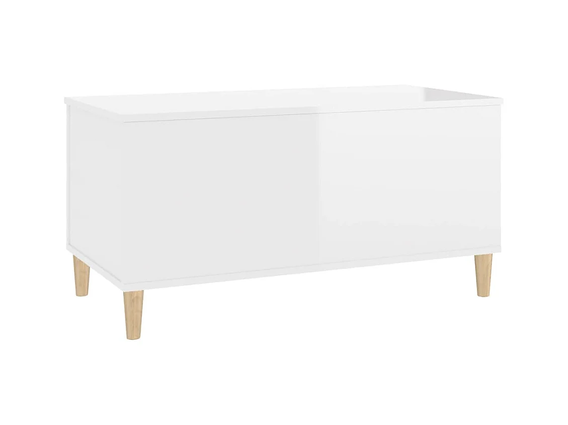 Mesa de centro | Mesa auxiliar madera contrachapada roble ahumado 90x50x40 cm SHL4194