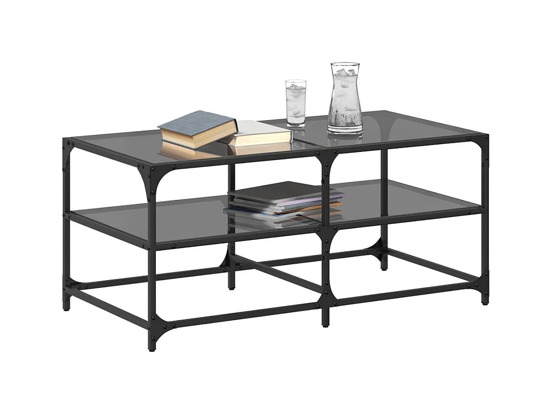 Mesa de centro-Mesa auxiliar madera contrachapada blanco 80x50x36 cm SHL52673