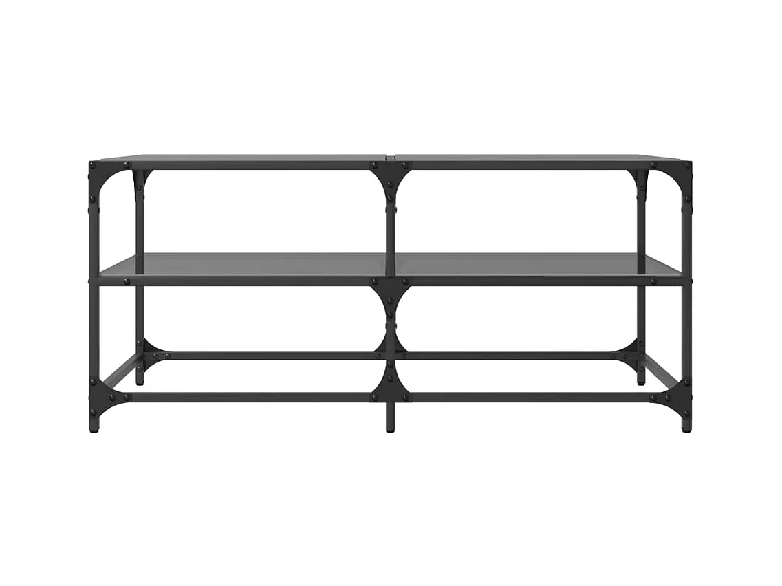 Mesa de centro-Mesa auxiliar madera contrachapada blanco 80x50x36 cm SHL52673