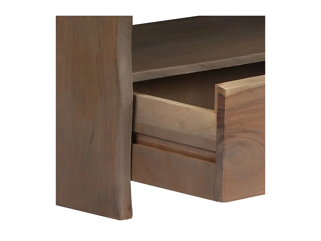 Mesa de centro | Mesa de café | Mesa auxiliar con cajón Drammen Roble 99x55x45 cm SHL2931