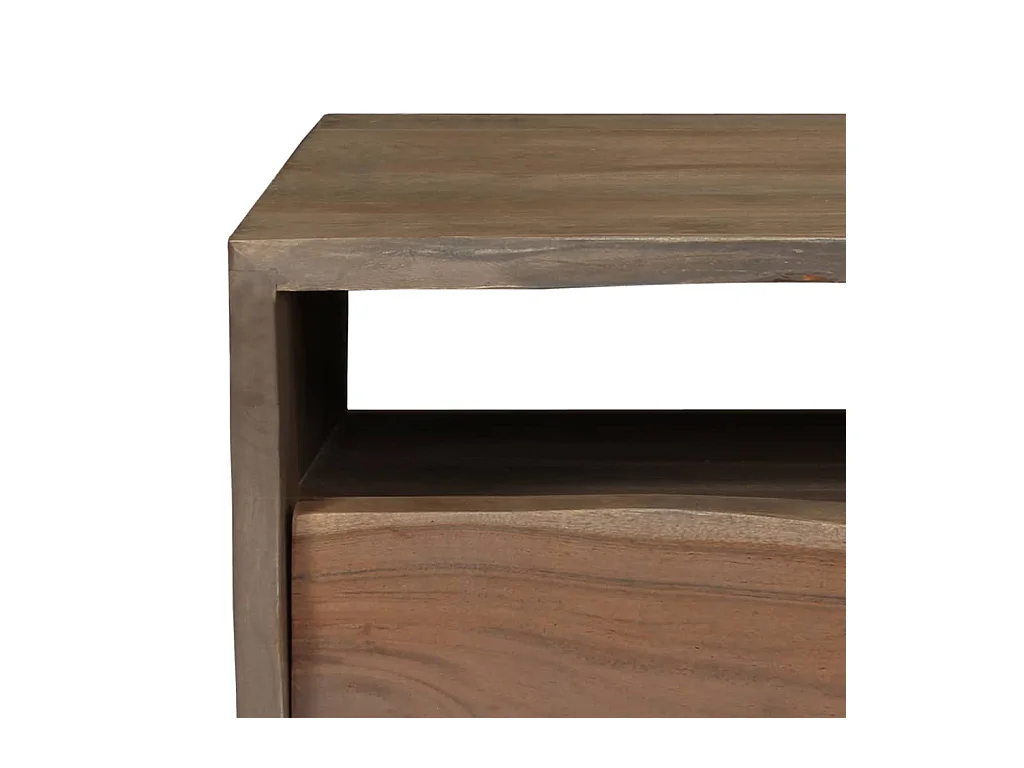 Mesa de centro | Mesa de café | Mesa auxiliar con cajón Drammen Roble 99x55x45 cm SHL2931