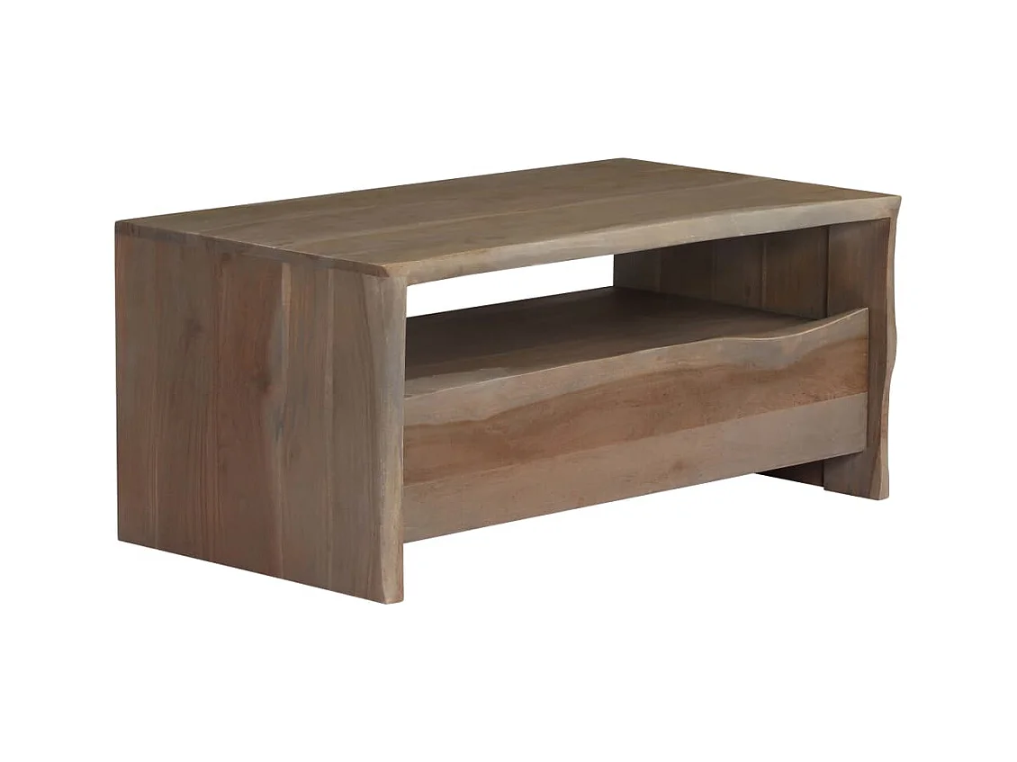 Mesa de centro | Mesa de café | Mesa auxiliar con cajón Drammen Roble 99x55x45 cm SHL2931