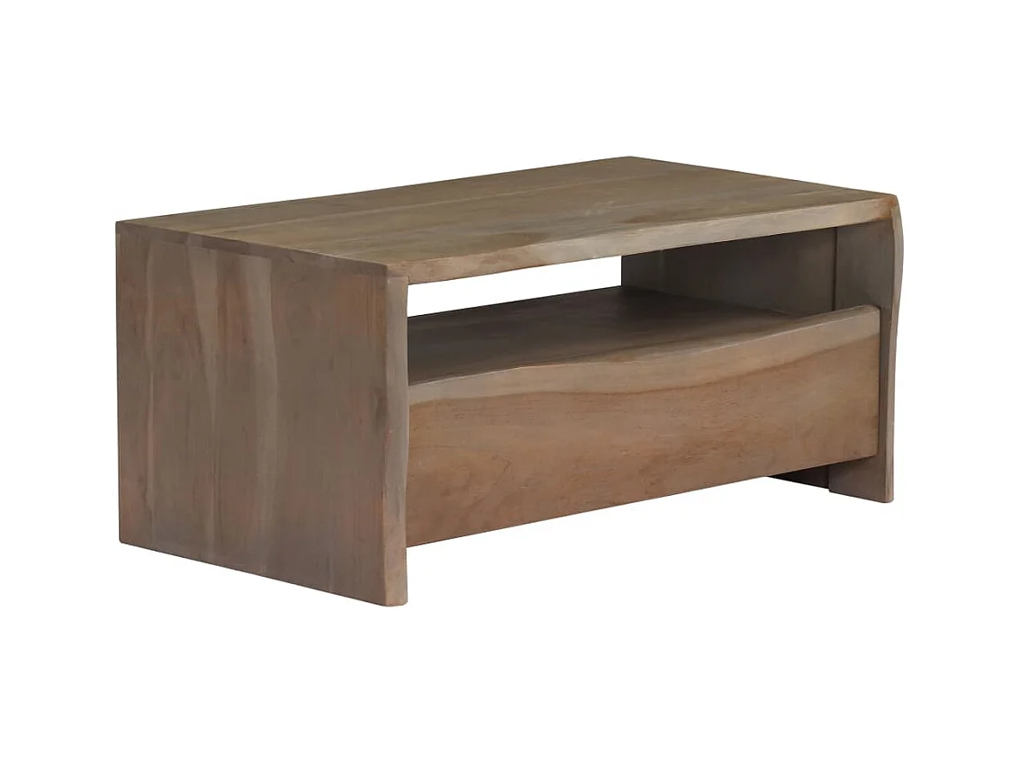 Mesa de centro | Mesa de café | Mesa auxiliar con cajón Drammen Roble 99x55x45 cm SHL2931