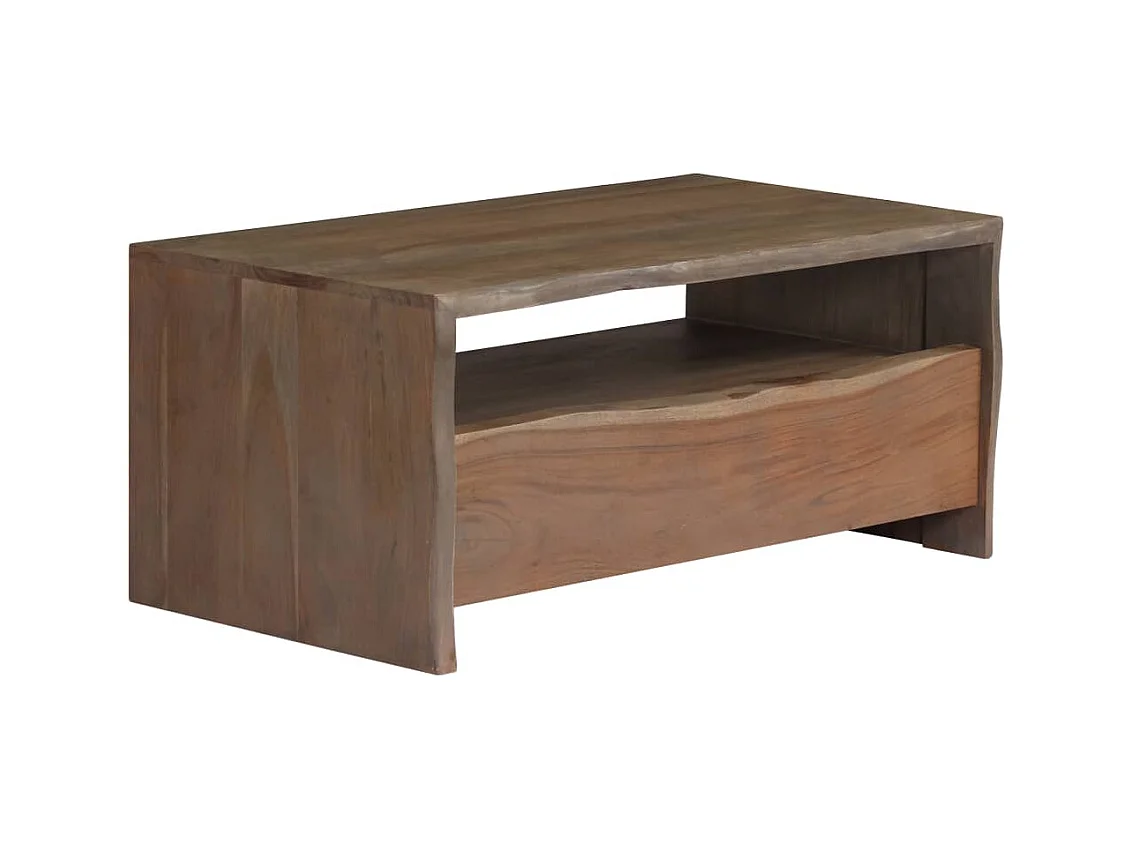 Mesa de centro | Mesa de café | Mesa auxiliar con cajón Drammen Roble 99x55x45 cm SHL2931