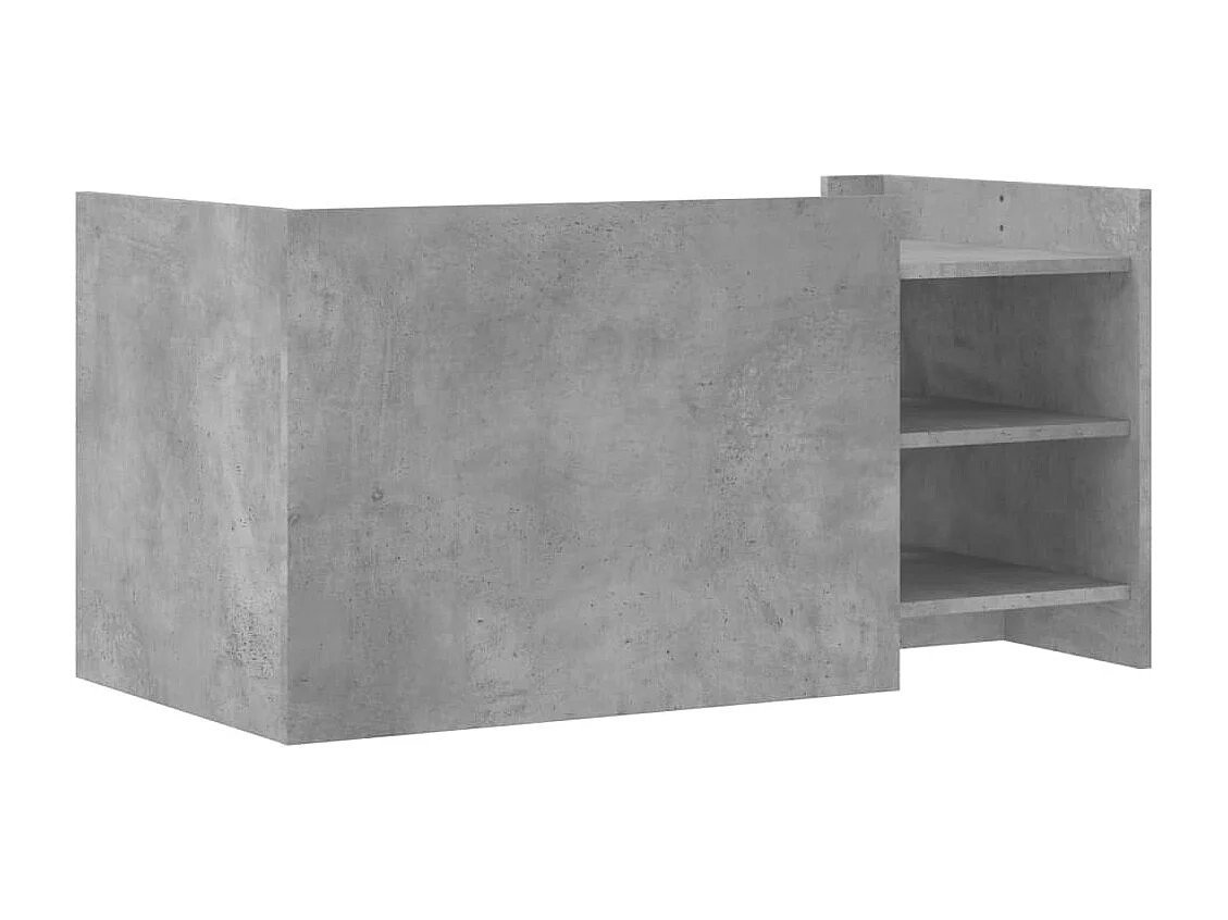 Couchtisch-Wohnzimmertisch-Beistelltische Betongrau 100x50x50 cm Holzwerkstoff SHL34440