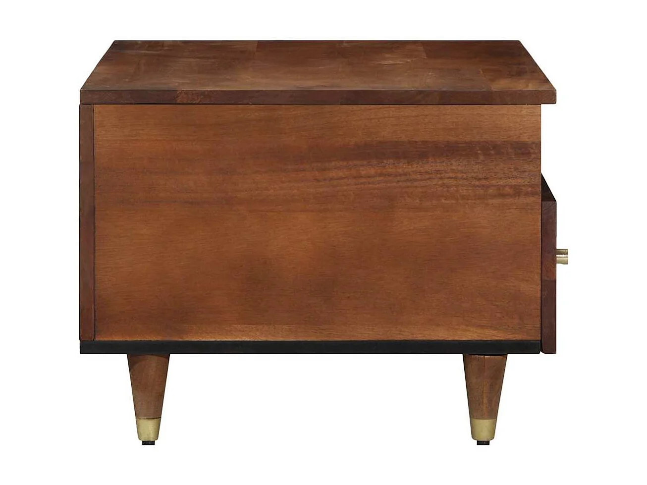 Couchtisch-Wohnzimmertisch-Beistelltische Honigbraun 80x54x40 cm Massivholz Mango SHL97234