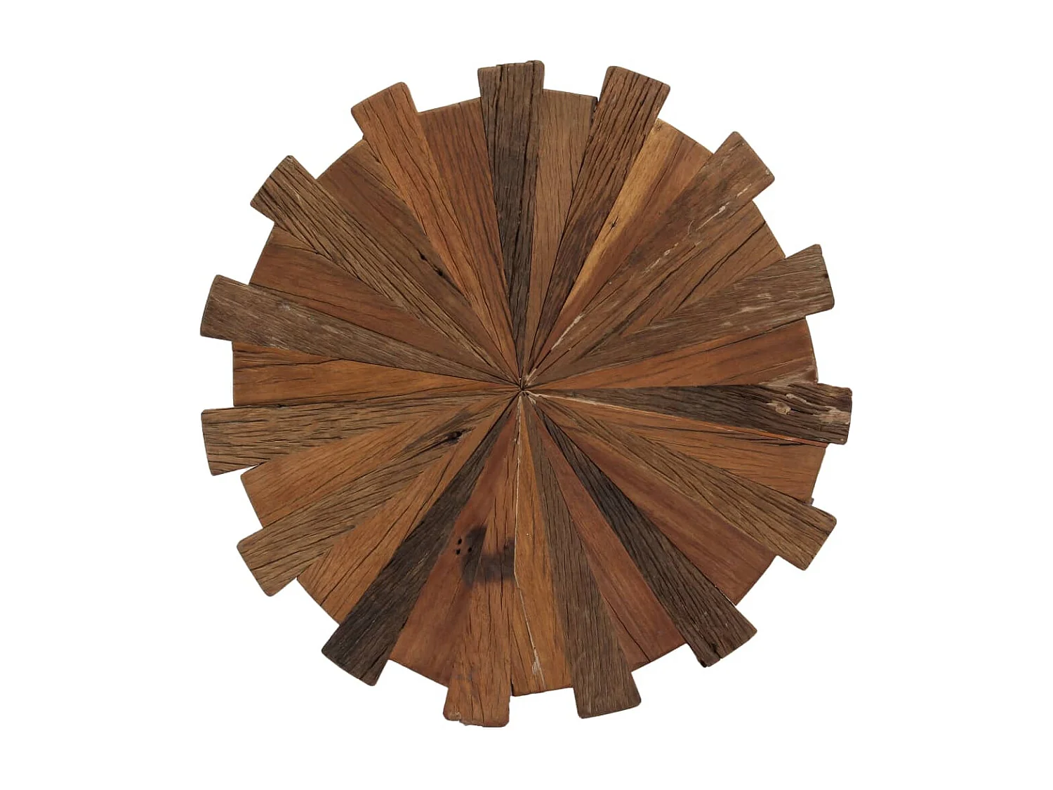 Couchtisch 2er Set-Sofatisch-Beistelltische Altholz Massiv SHL9285