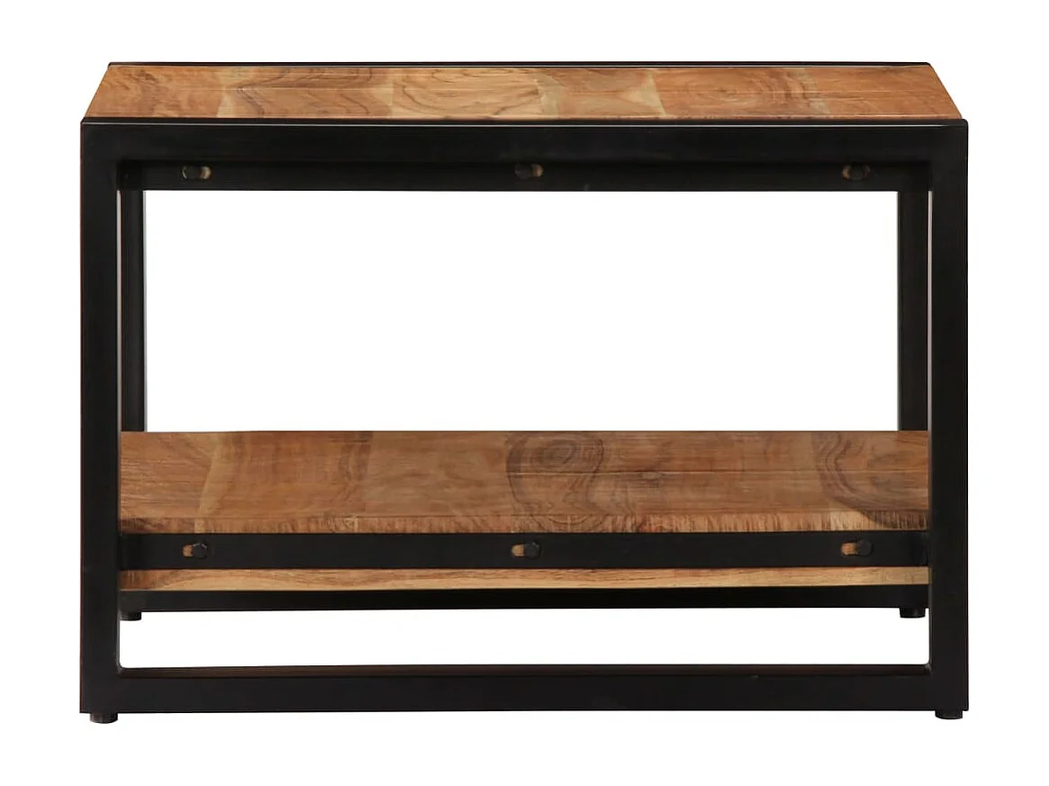 Couchtisch-Beistelltisch-Sofatisch 60x60x40 cm Massivholz Akazie SHL70568