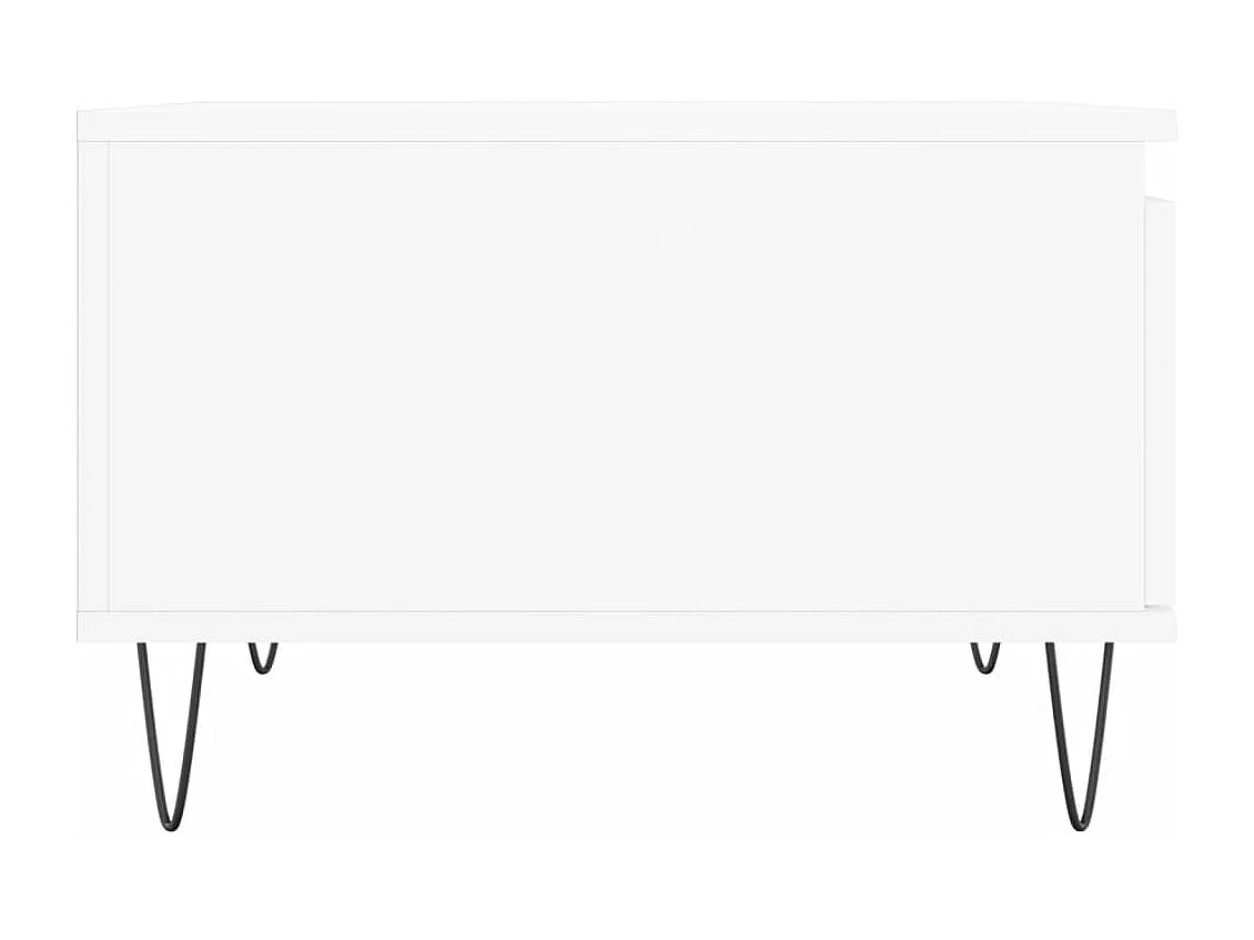 Mesa de centro | Mesa auxiliar madera ingeniería metal roble Sonoma 100x50x40cm SHL32231
