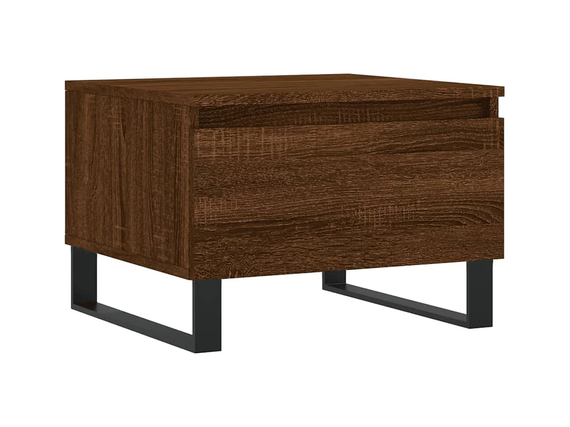 Mesa de centro | Mesa auxiliar madera maciza de pino marrón miel 100x50x41 cm SHL1656