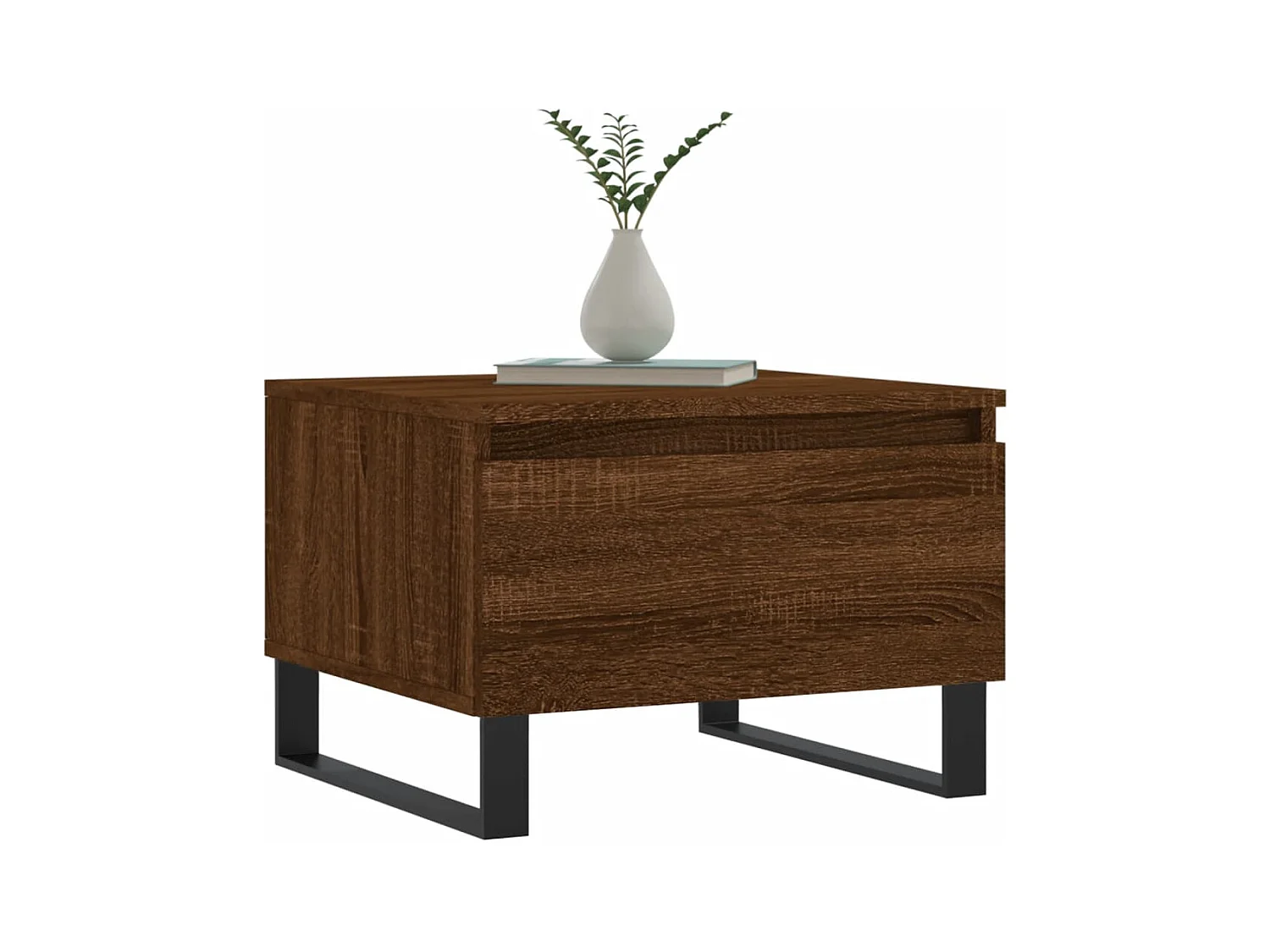 Mesa de centro | Mesa auxiliar madera maciza de pino marrón miel 100x50x41 cm SHL1656