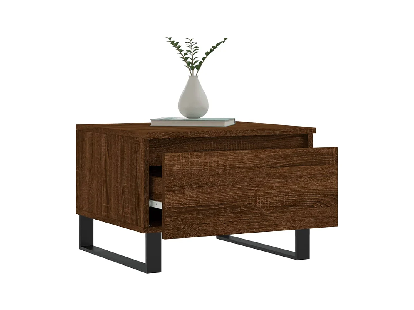 Mesa de centro | Mesa auxiliar madera maciza de pino marrón miel 100x50x41 cm SHL1656