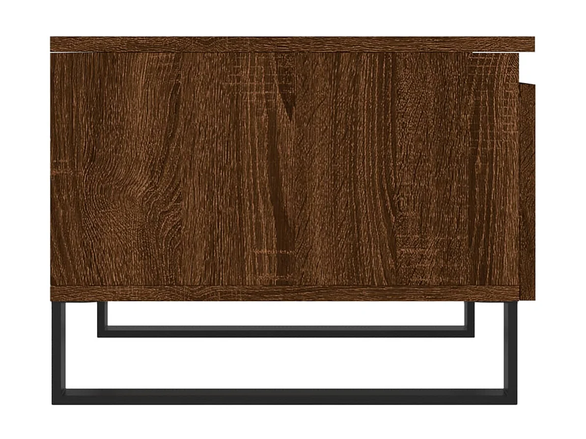 Mesa de centro | Mesa auxiliar madera maciza de pino marrón miel 100x50x41 cm SHL1656