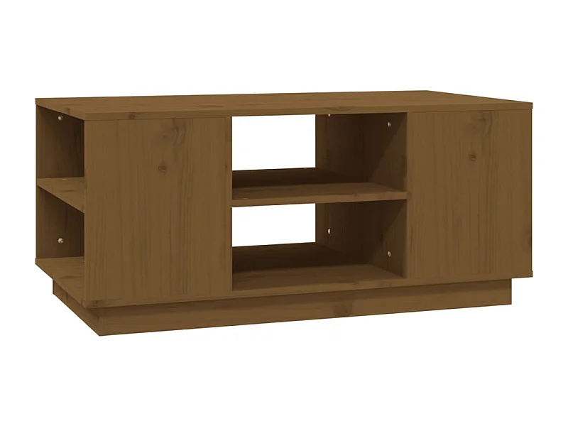 Mesa de centro | Mesa auxiliar madera contrachapada gris hormigón 90x50x36,5 cm SHL56488