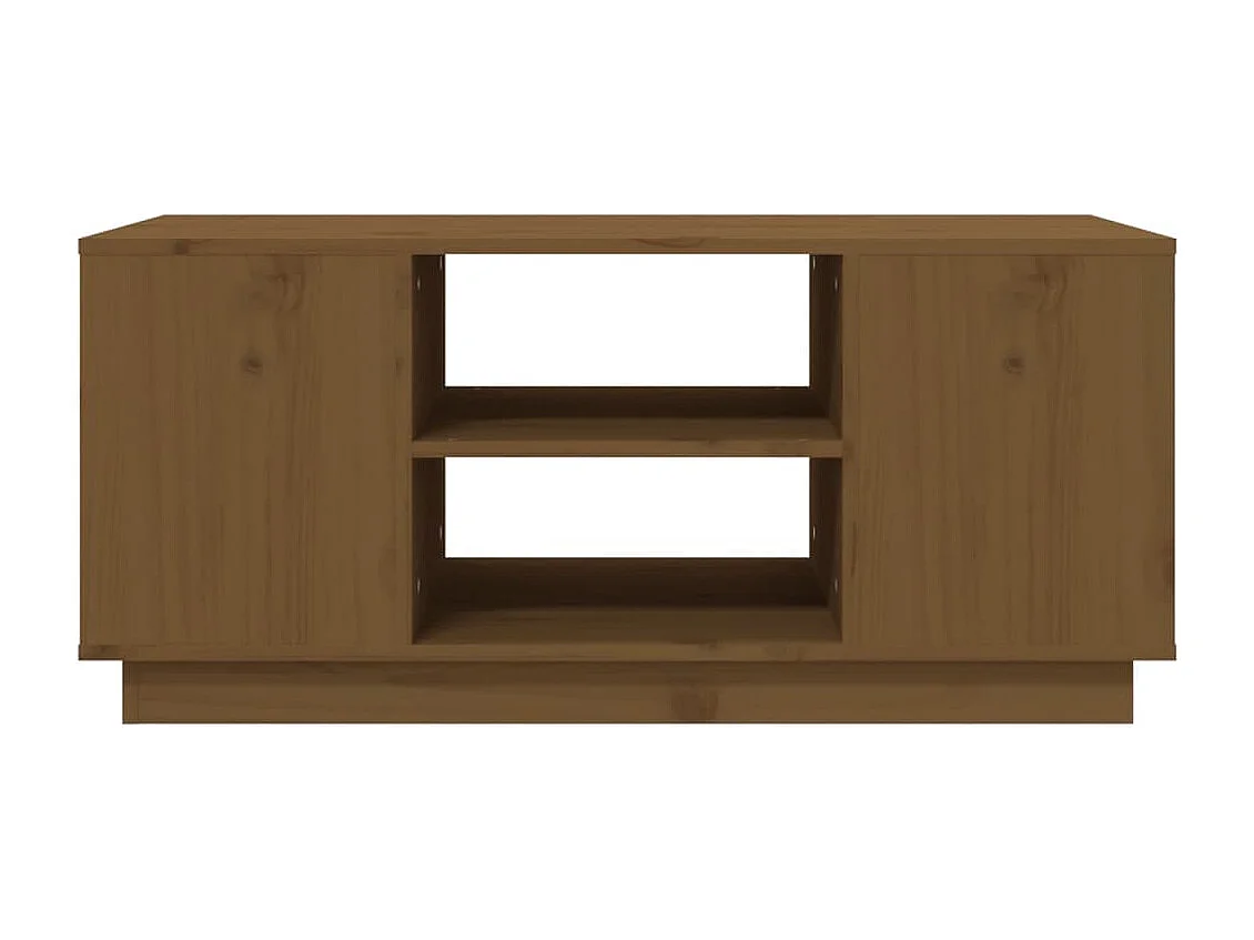 Couchtisch-Sofatisch-Beistelltische Honigbraun 90x49x40,5 cm Massivholz Kiefer SHL48841