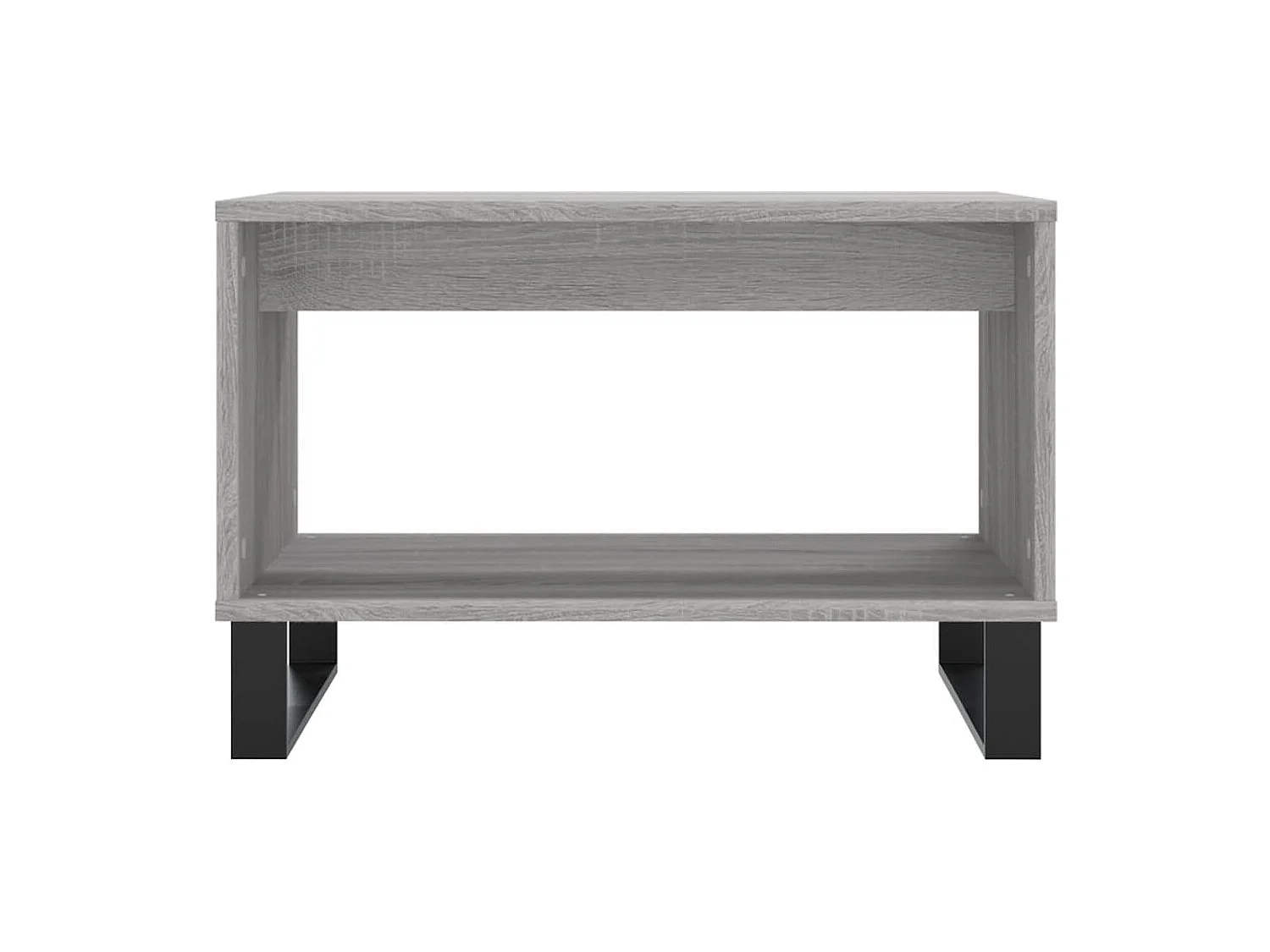 Mesa de centro | Mesa auxiliar madera de ingeniería negro 60x45x31 cm SHL46338
