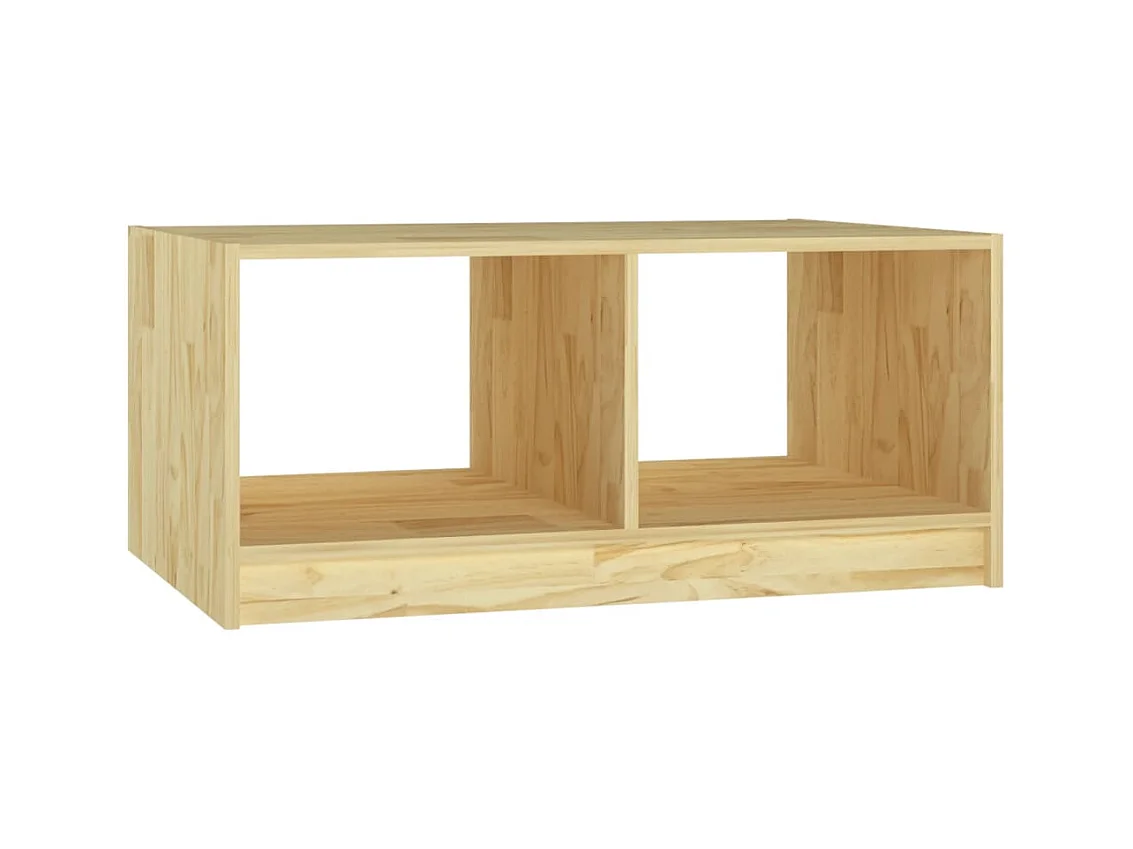 Table basse salon-Table d'appoint 75x50x33,5 cm Bois de pin massif SHL81350