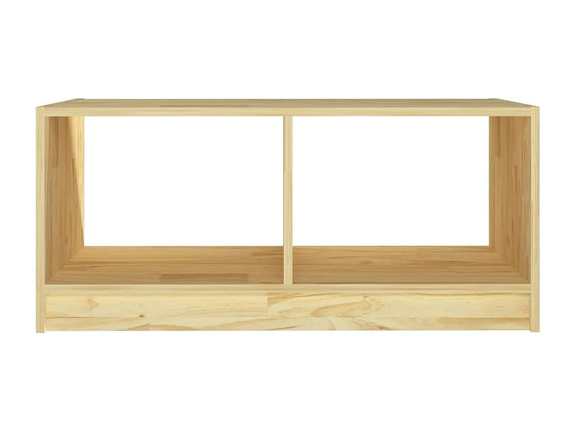 Mesa de centro | Mesa auxiliar de madera maciza de pino gris 110x55x45 cm SHL2463