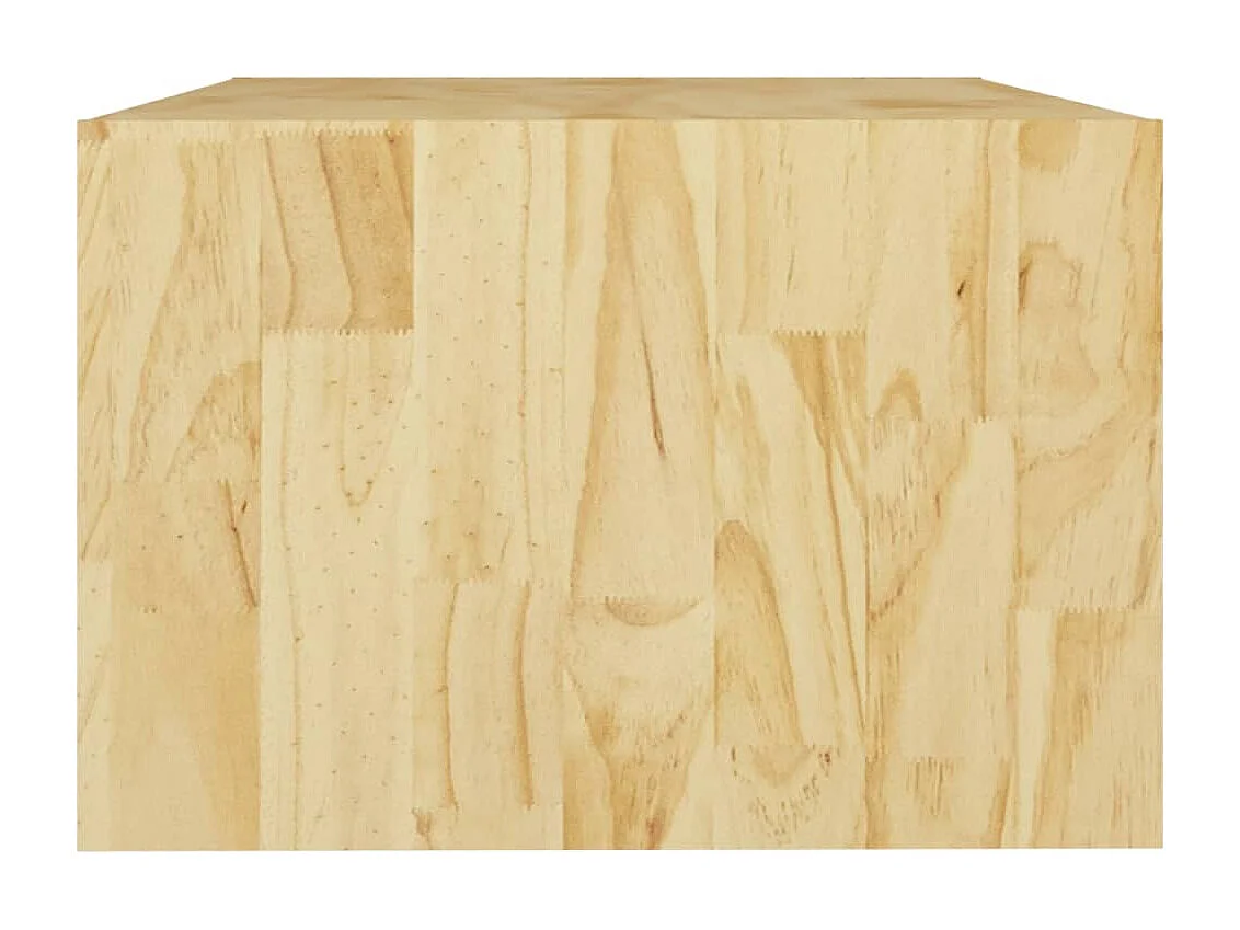 Mesa de centro | Mesa auxiliar de madera maciza de pino gris 110x55x45 cm SHL2463