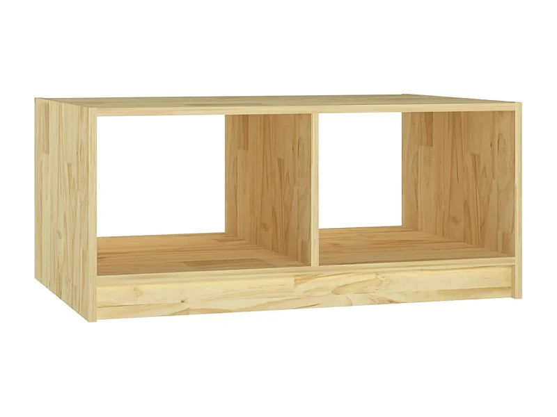 Mesa de centro | Mesa auxiliar de madera maciza de pino gris 110x55x45 cm SHL2463